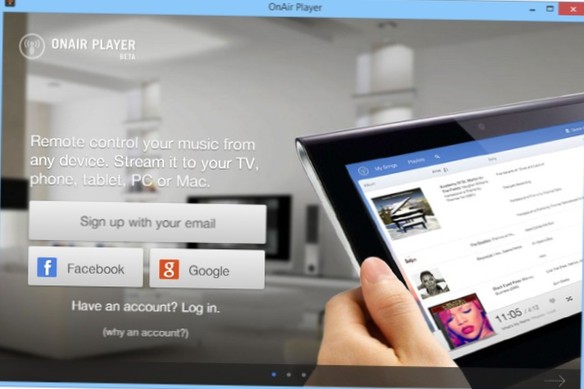Stream muziek op afstand tussen pc, Mac, mobiel