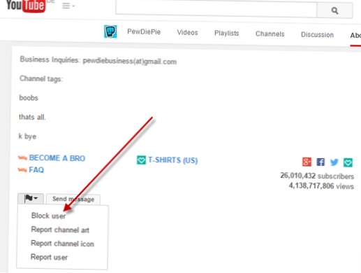 Fjern en foreslået kanal fra YouTube