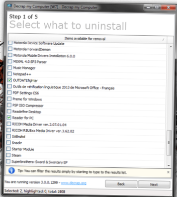 Fjern forhåndsinstallert Bloatware fra Windows-PCen din med Decrap