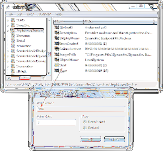 Resetați parola pentru a dezinstala Symantec Endpoint Protection
