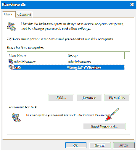 Ripristina l'account utente di Windows rimuovendo la password dimenticata