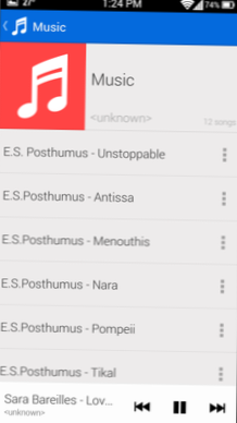 Runtastic Music è un riproduttore audio minimo per le app di allenamento Runtastic