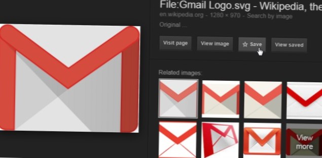 Salva un'immagine dai risultati della ricerca di immagini di Google nel tuo account Google