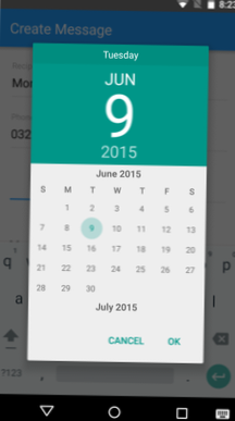 Programe mensajes de texto para cualquier fecha y hora en su teléfono Android
