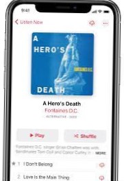Prohledávejte seznamy skladeb Apple Music a poslouchejte je na svém iPhone