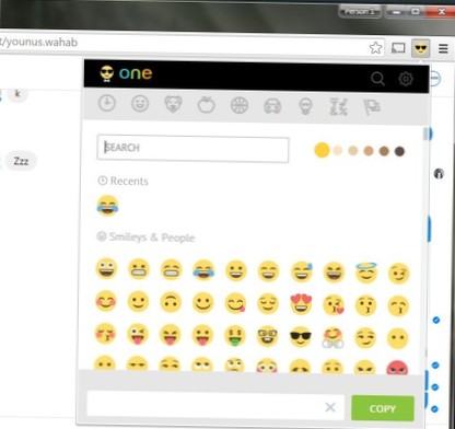 Search For And Insert Emoji From Your Browser [Chrome]