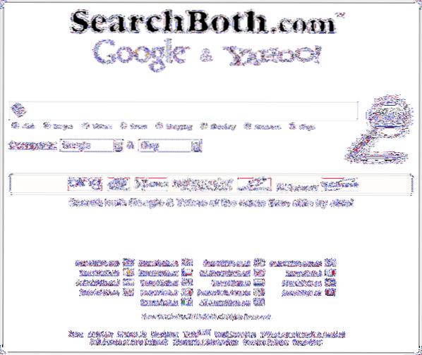 Search Multiple Search Engines At The Same Time