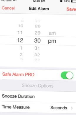 Set Custom Volume And Snooze Time For Individual Alarms In iOS [Jailbreak]