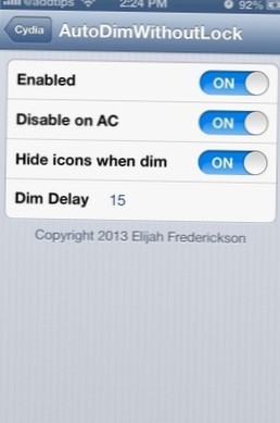 Ustaw ekran swojego iPhone'a na przyciemnianie bez blokowania, gdy nie jest używany
