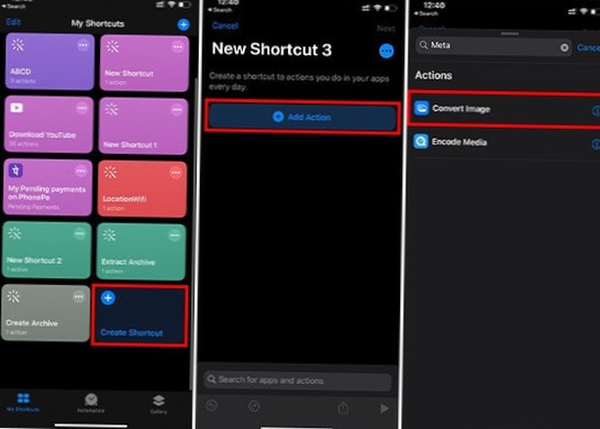 Siri Shortcut Löschen Sie EXIF-Daten von einem Foto unter iOS