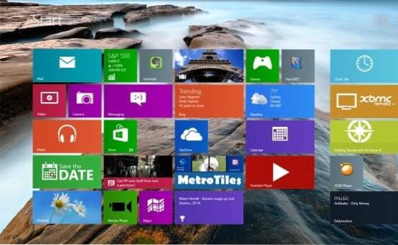 Seis ferramentas para personalizar a tela inicial do Windows 8