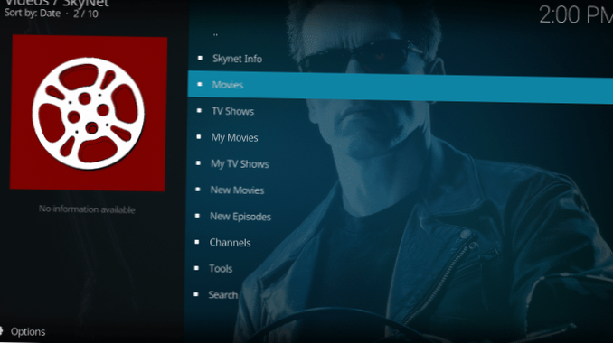 Complemento SkyNet Kodi - Como instalar SkyNet no Kodi