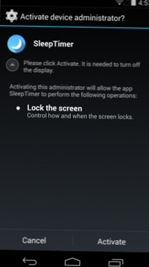 Sleep Timer Defina um cronômetro para colocar seu dispositivo em espera e desligar a música [Android]