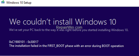 [Risolto] Correggi l'errore 0xc1900101 durante l'aggiornamento di Windows 10