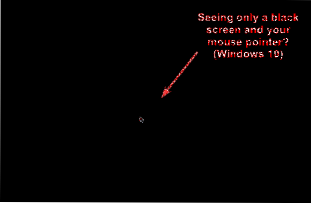 [Gelöst] Windows 10 Schwarzer Bildschirm mit Cursor