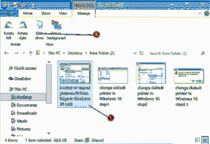 Start Picture Slideshow From File Explorer In Windows 10