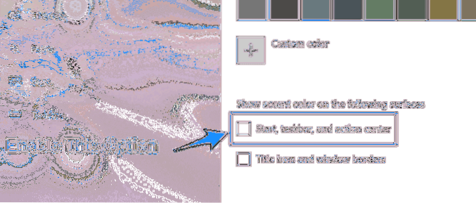 Start, Taskbar And Action Center Option Is Grayed Out In Windows 10 Settings