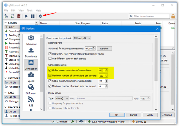 Stop BitTorrent from Killing Your Internet Connection