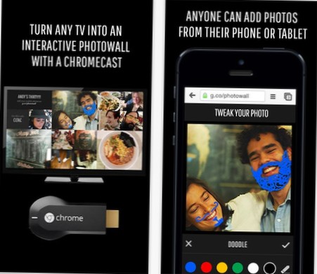 Stream bilder fra Android til TV-en din med Photowall for Chromecast