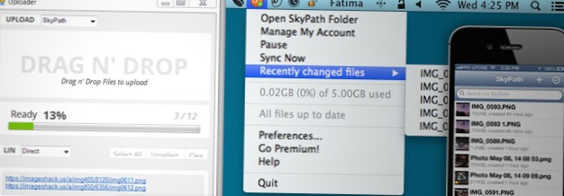 Synchronizujte fotografie ImageShack napříč systémy Windows, Mac, Android