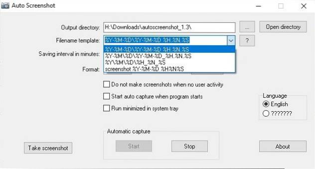 Pořiďte si v počítači s Windows v pravidelných intervalech automatický snímek obrazovky