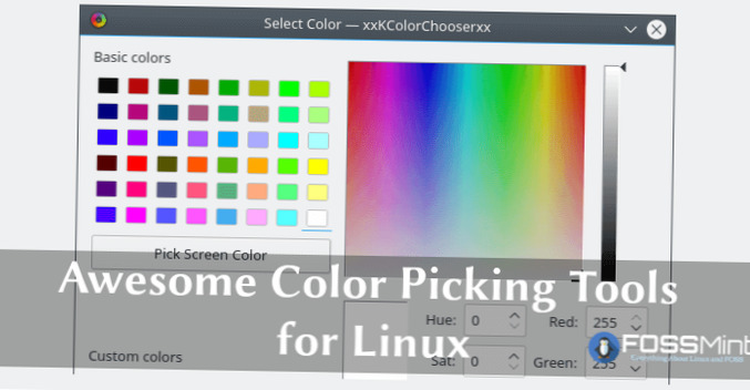 The 6 best color picking tools for Linux
