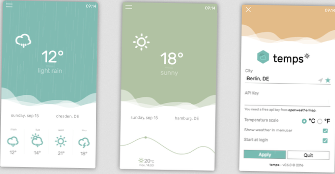 Les 7 meilleures applications météo pour Linux