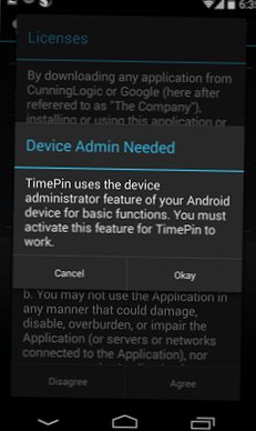 TimePIN til Android ændrer automatisk låseskærmens pinkode i henhold til det aktuelle tidspunkt