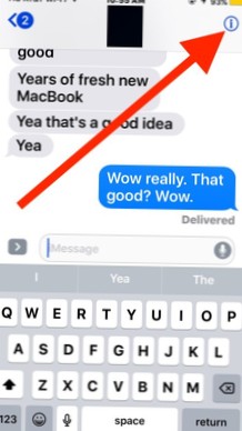 Toggle iMessage Read Receipt Separately For Each Contact