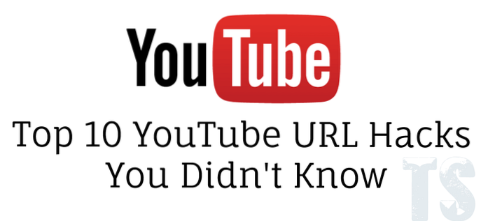 Topp 7 youtube URL hacks å gjøre noe med hvilken som helst youtube video