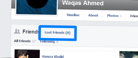 Unfriend Notify für Facebook Zeigt Unfriend Notifications an