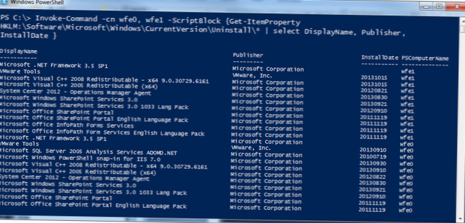 Utilisez un script PowerShell pour obtenir une liste des applications installées sur Windows