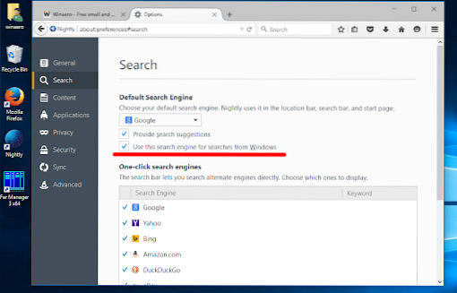 Usa Google come motore di ricerca predefinito per la barra delle applicazioni / Avvia ricerca in Windows 10