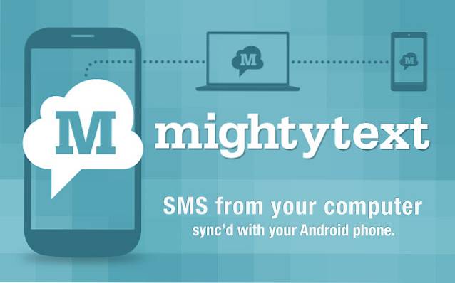 Use MightyText App to get sms from your Phone to PC