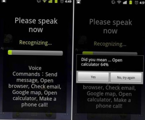 Use Voice Commands To Launch Apps