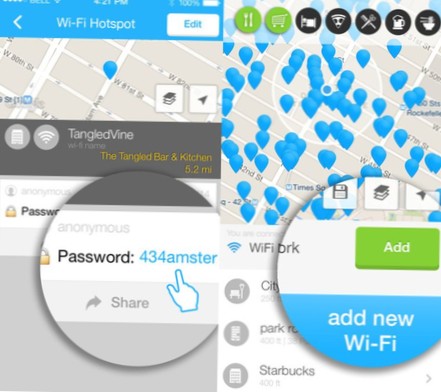 Brug din iPhone til at finde gratis WiFi-netværk overalt i verden