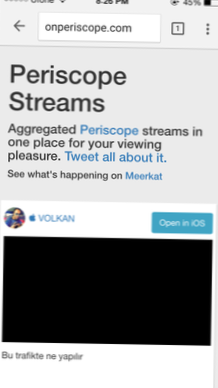 View A Complete List Of All Broadcasts Live On Periscope