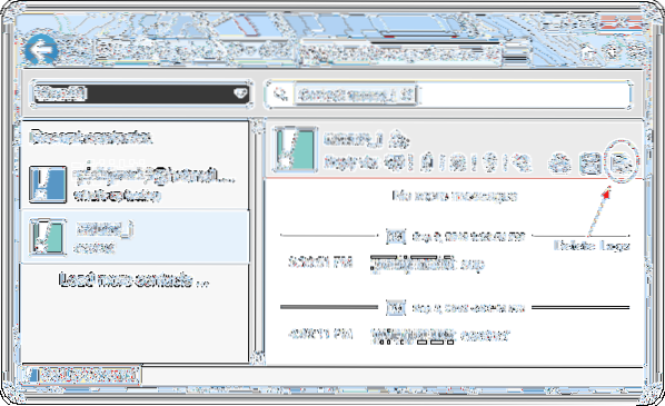 Visualizza direttamente l'archivio della cronologia chat di Yahoo Messenger