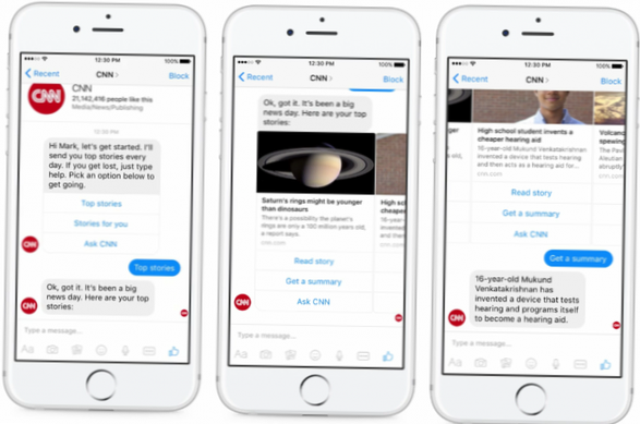 Hva er en Facebook Messenger Bot?