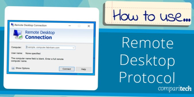 Hvad er RDP (Remote Desktop Protocol) og hvordan man bruger det