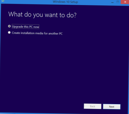 Vilken Windows 10-version hämtar verktyget för skapande av media?