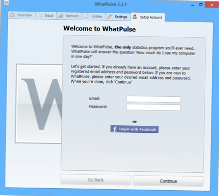WhatPulse Is A PC Usage Monitor With Network, Mouse, Keyboard Stats