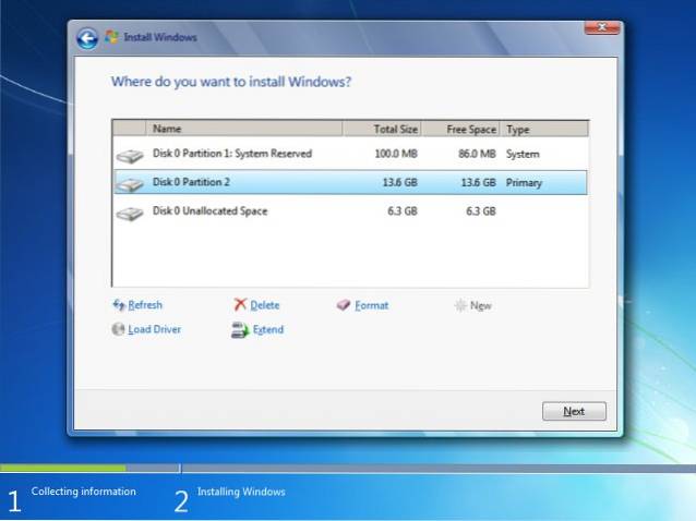 Procedura de instalare Windows 7