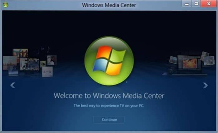 Windows Media Center Is Not Available On Windows 10