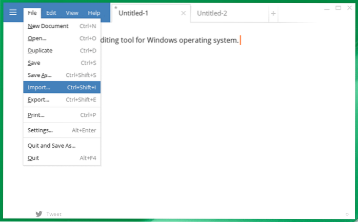 Write Is A Nice Text Editing Tool For Windows