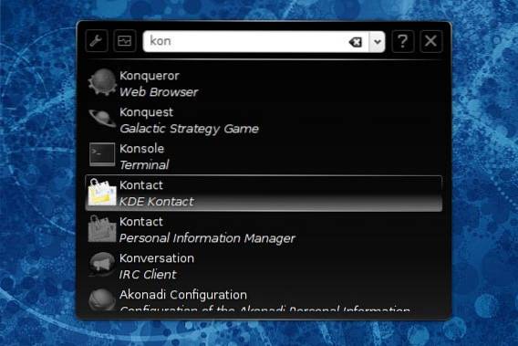 10 fantastiske funktioner i Krunner i KDE 4