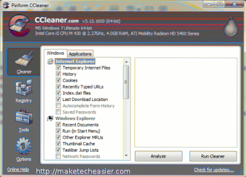 3 outils gratuits d'optimisation du système pour garder vos fenêtres en bon état