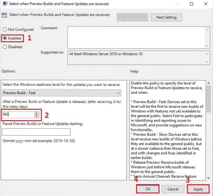 3 modi per bloccare l'installazione dell'aggiornamento di Windows 10 ottobre 2020 (v20H2)