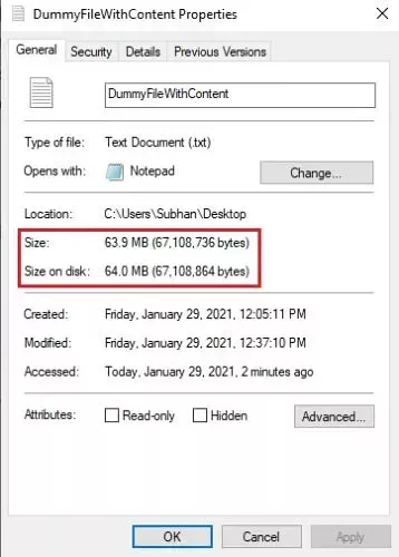 3 Ways to Create Dummy Test File of Any Size in Windows 10