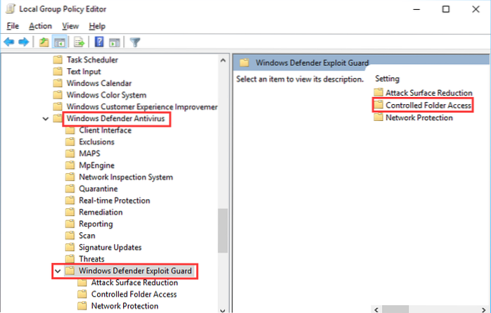 3 způsoby, jak povolit a používat řízený přístup ke složkám v systému Windows 10 pro citlivá data
